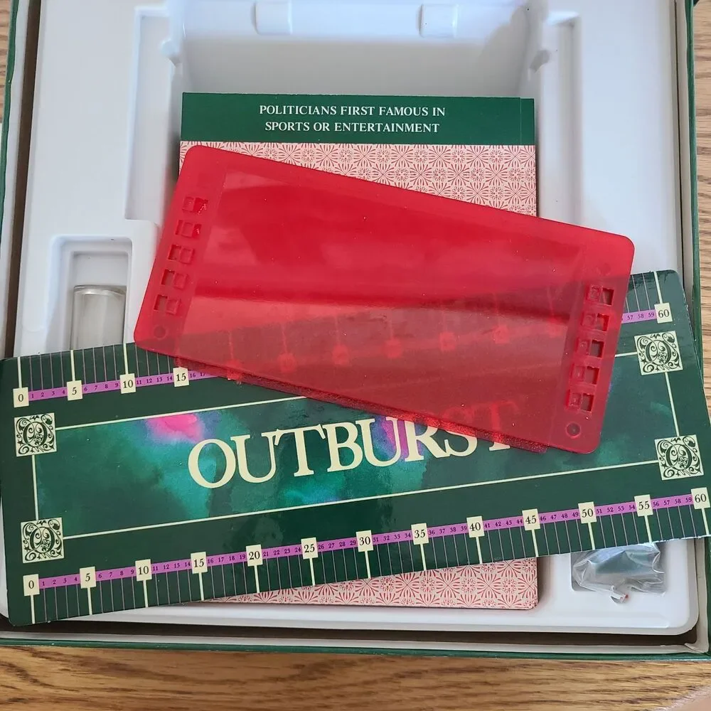 Vintage Outburst The Game Of Verbal Explosions 1986 Game Night Board Game